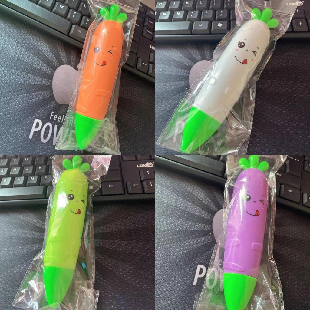 Stretchable Carrot Sword Toy For Kids Realistic 3d Gravity Knife Anti-stress Plaything