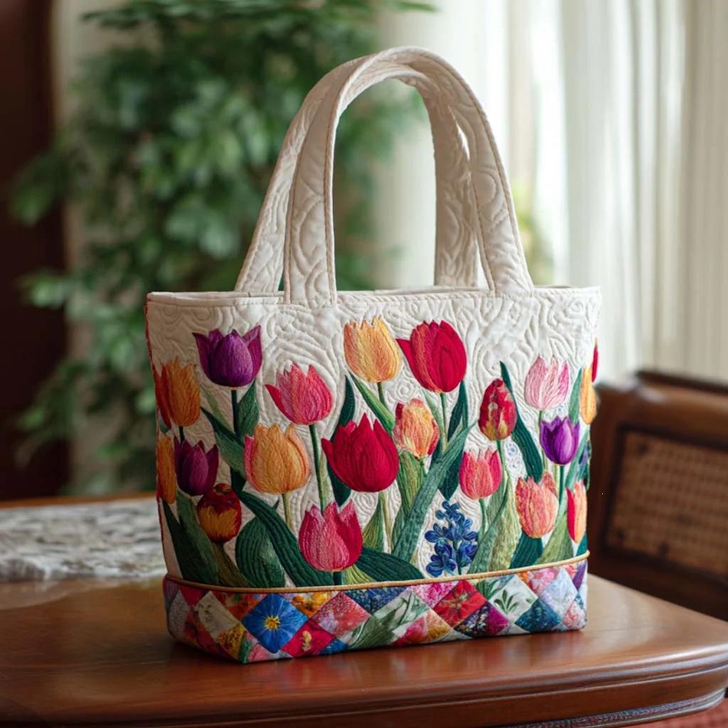 New Digital Printing Tote Bag Personalized Floral Quilted Tote Bag Tote Bag Shopping Bag Beach Bag