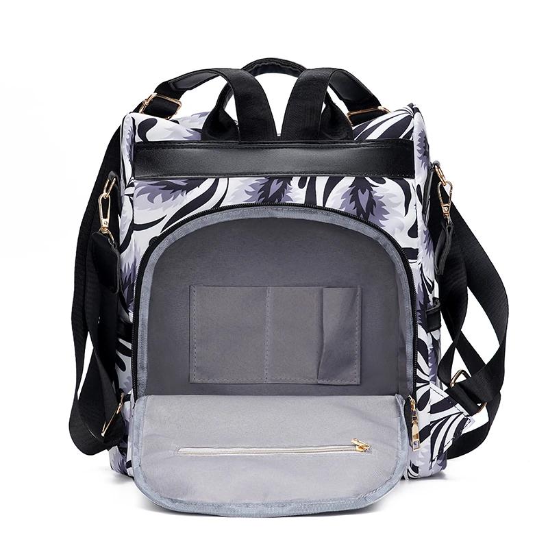 Lightweight Oxford Backpack for Women Fashionable Versatile Commuter Bag Large Capacity Travel Bag