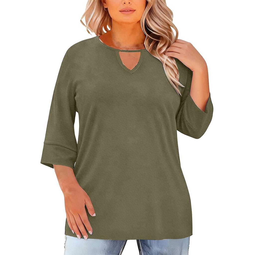 Women's Fashionable Short Sleeve Elegant Commuting And Casual Top