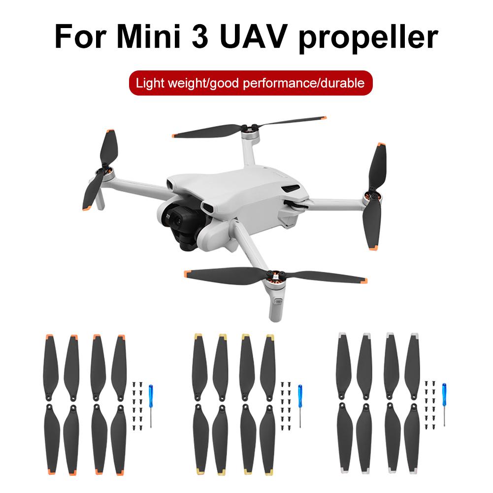 Propeller Replacement for DJI Mini 3 Drone Wing Replacement Props Blade Fans Drone with Screwdriver Screw Drone Accessories