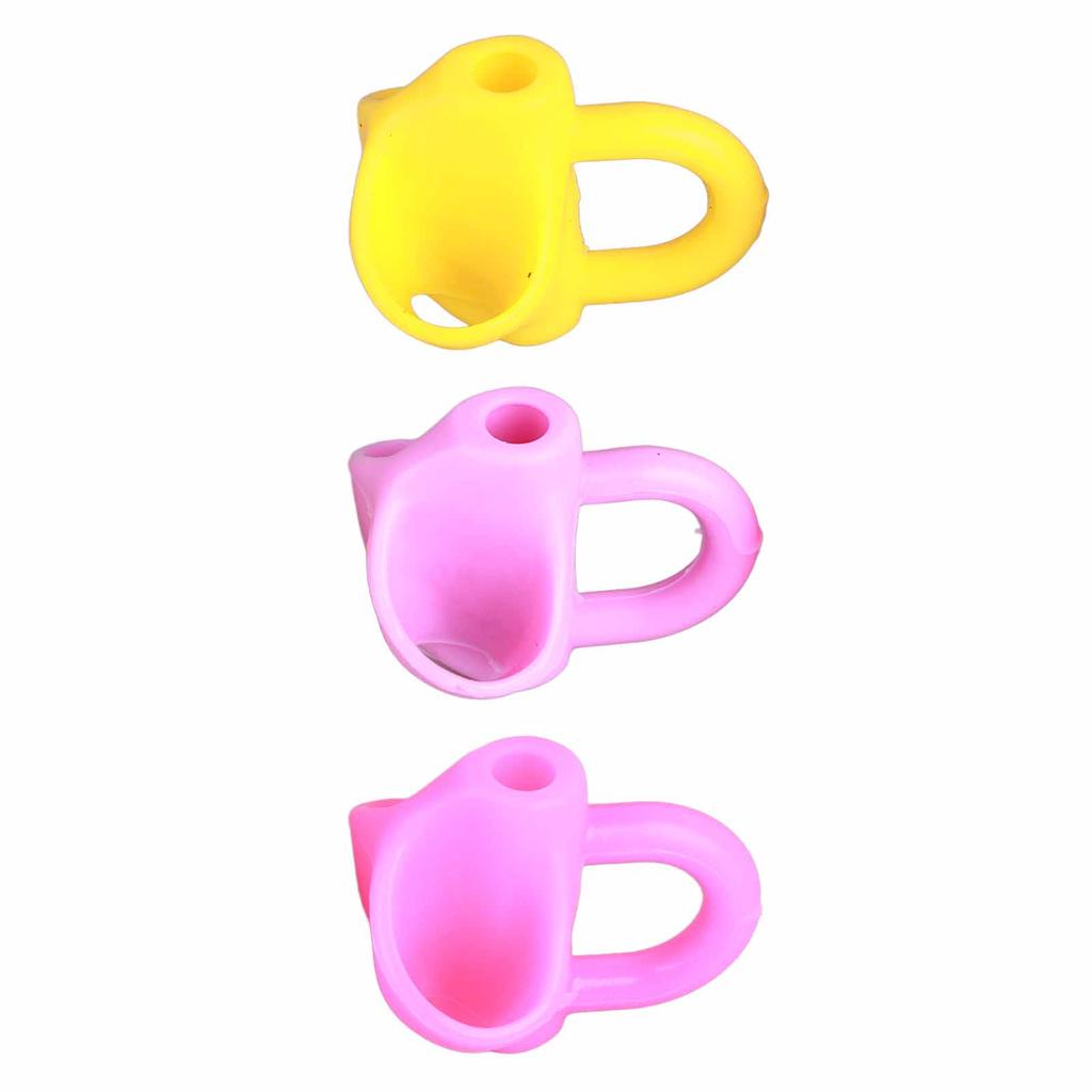 3pcs Handwriting Grips for Kids Silicone Posture Correction Trainer Writing Aid Tool for Students