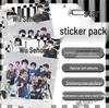 Korean Star Laser Sticker Pack - 50 Sheet DIY Stationery Decoration