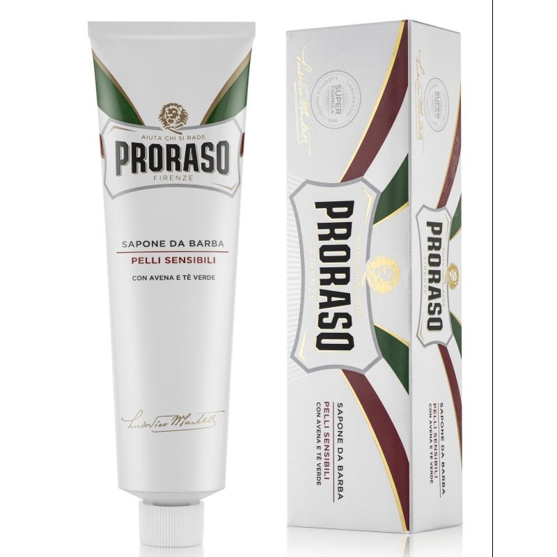 Krem Do Golenia Crema Barba Tubo Bianca Pelli Sensibili 150ml - Proraso