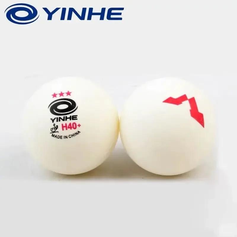 Palline da Ping Pong Yinhe WTT Originali 2024 Grand Slam di Singapore Palline da Tennis Tavolo Cucitura H40+ ABS Nuovi Materiali