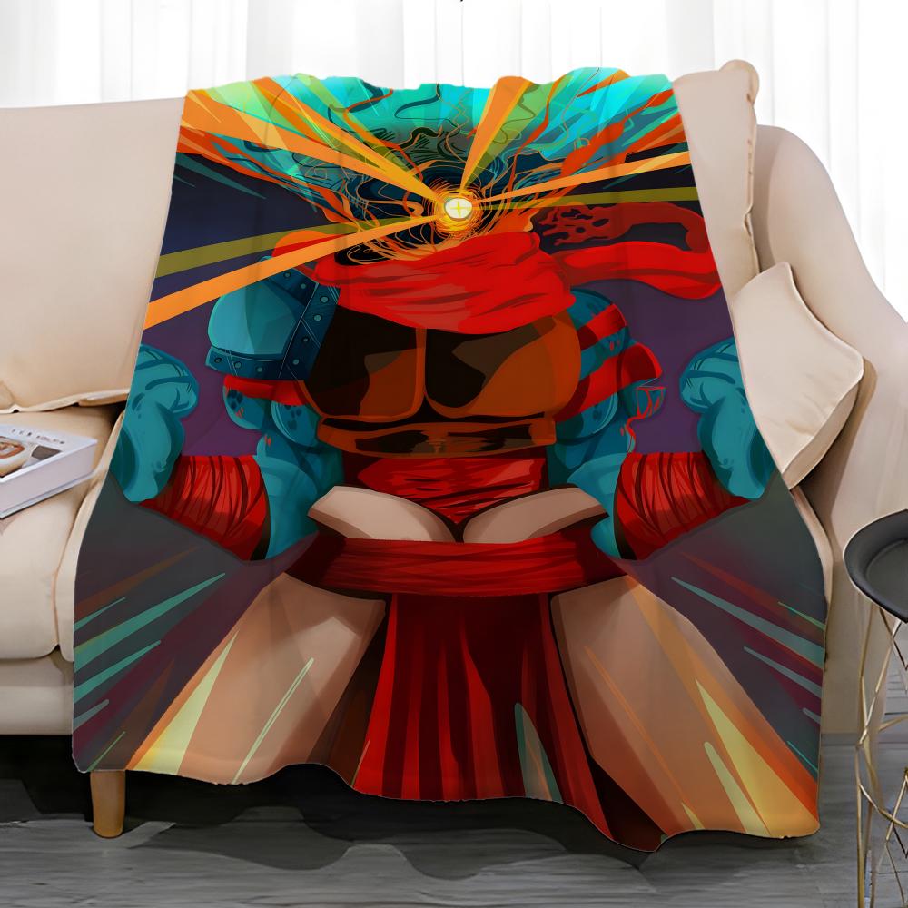 popular game Dead Cells Throw Soft Coral Fleece Blanket 310gsm Fluffy Warm Throw for Sofa Bed Couch Bedroom Decor