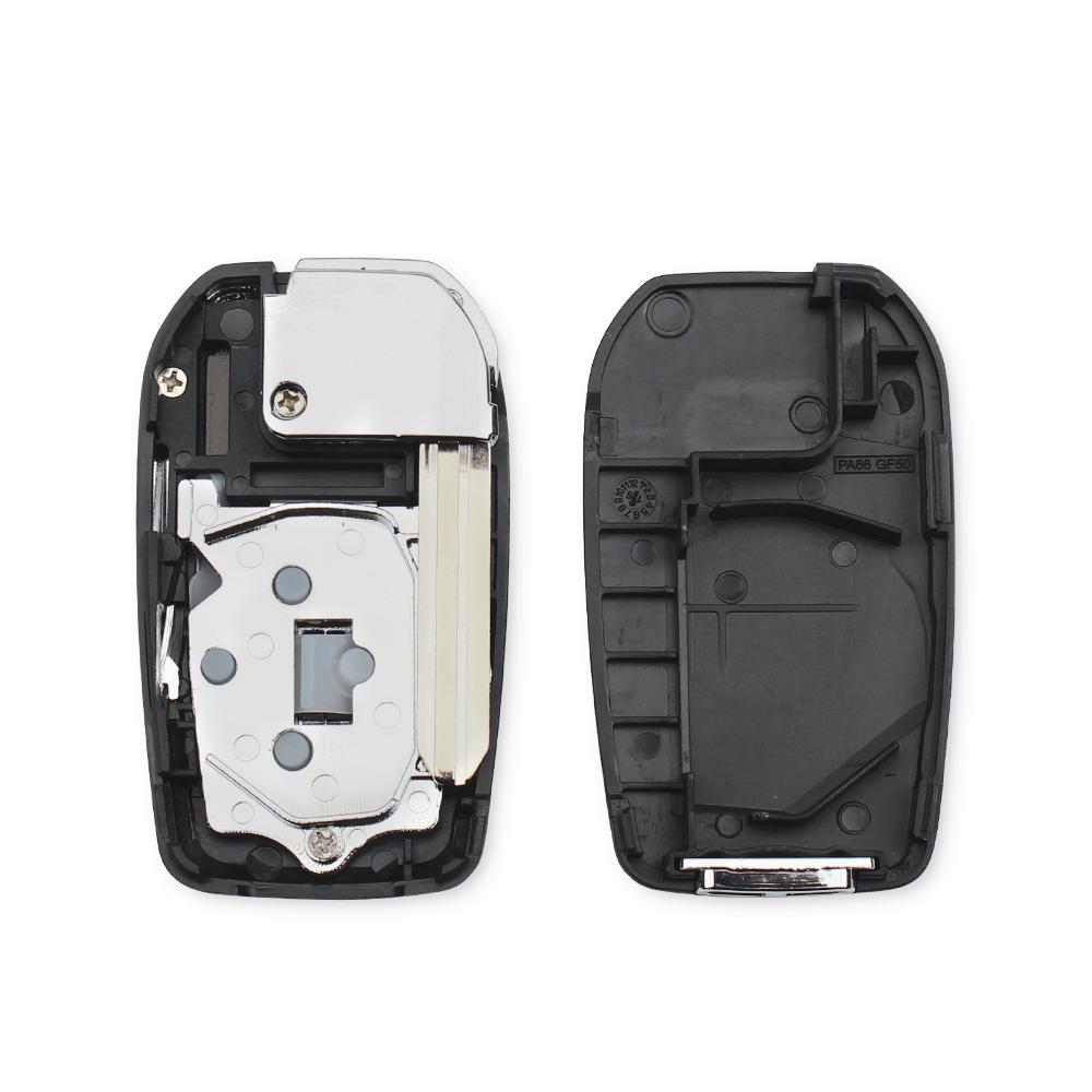 For Toyota Reiz Camry Rav4 Yaris Corolla 4Runner Avlo Crown Flip Modified 2/3/4 Buttons Fob Remote Car Key Shell Case