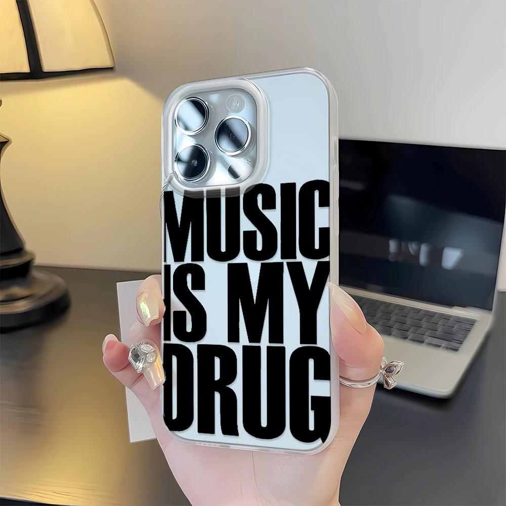ILove Music Art Phone Case For iPhone 13 CaseiPhone 17 15 12 14 11 16 Pro Max 12 13 XR XSShockproof Clear Cover Soft Funda Case