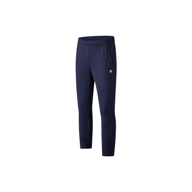 New FILA Knitted Sweatpants Men's Navy Blue F51M114601FNV