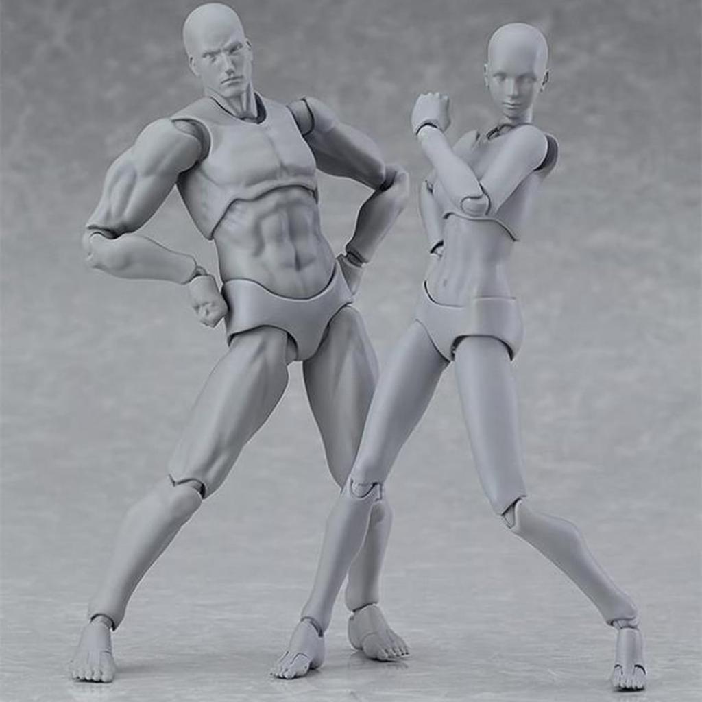 Male and female doll body with movable joints Drawing model Drawing doll body Manga Male and female model Drawing mannequin figure model Model drawing
