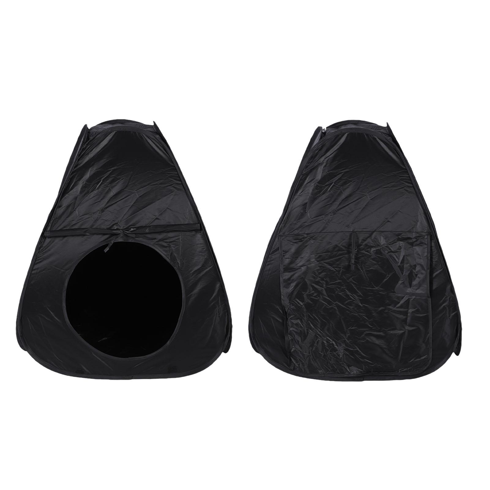 

Сенсорная палатка Pop Up, портативная, легко устанавливаемая, затемняющая, угловая палатка для детей ясельного возраста, черная