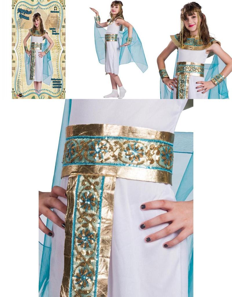 Purim Egyptian Queen Cosplay Costume For Girls Halloween Role Play With Polyester Fabric For Themed Parties