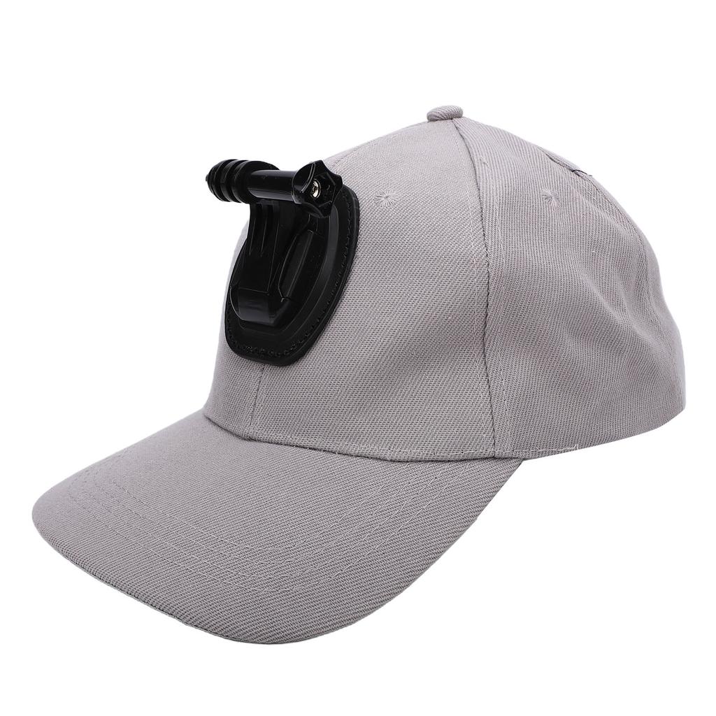 Action Camera Mount Hat Lightweight Baseball Hat with Camera Mount for Outdoor Sports Travel Hiking