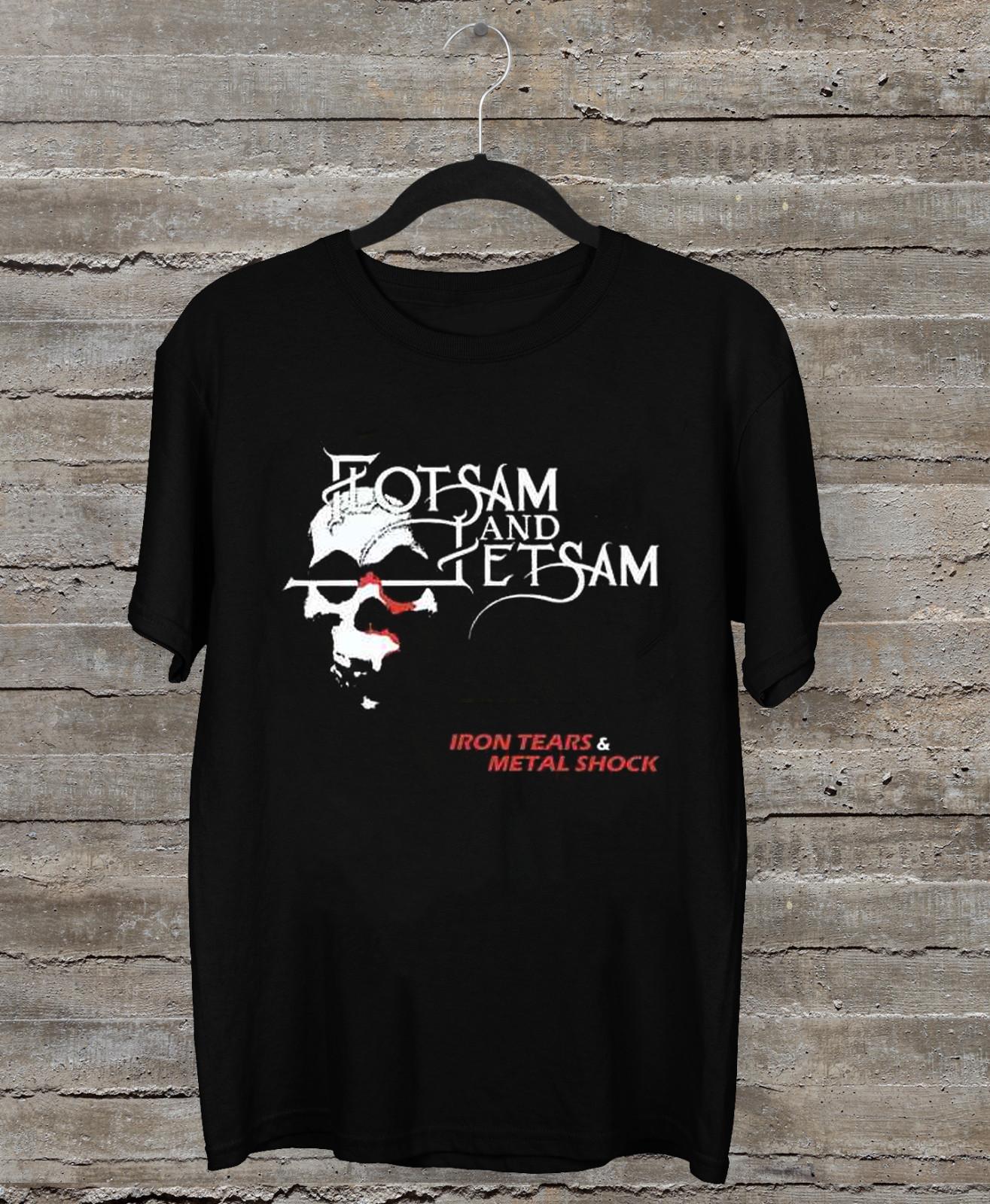 Flotsam And Jetsam – Iron Tears & Metal Shock Black All Size Shirt AE153 XXXL