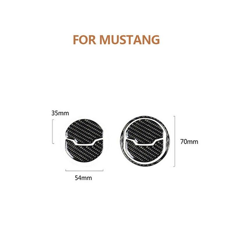 Pentru Ford Mustang 2015-2020 Fibra de Carbon Interior Auto Aerisire Ieșire Acoperire Garnitură Accesorii Decor Auto