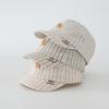 Personalized Striped Puppy Toddler Baseball Cap - Windproof Sun Protection for Spring & Fall