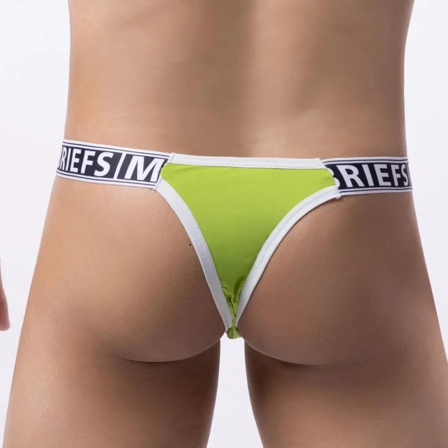Pánské Y spodní prádlo tanga spodky Soft slipy kalhotky