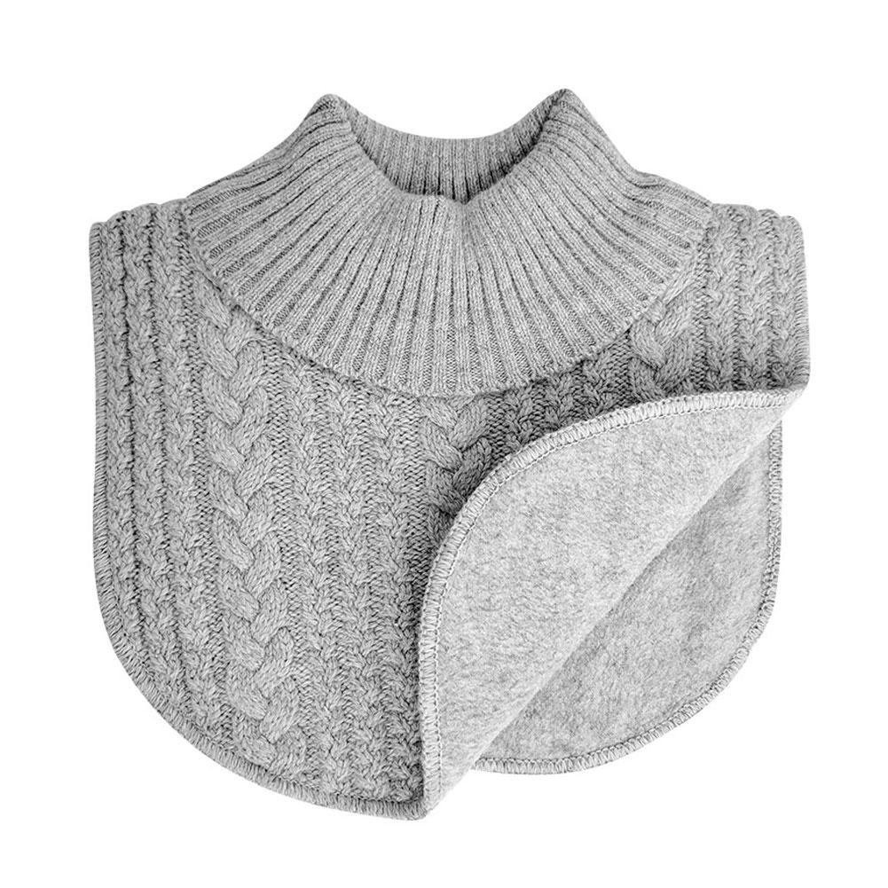 Detachable Knitted Mock Turtleneck Fake Collar For Kids Winter Warm Unisex Pullover Dickey False Collar for Photos School Party