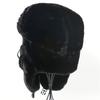 Cappello invernale unisex Lei Feng Cappello Protezione completa Pelliccia di coniglio sintetica spessa Morbido Antivento Calore Morbido Badge Decor Cappello da campeggio all'aperto Escursionismo