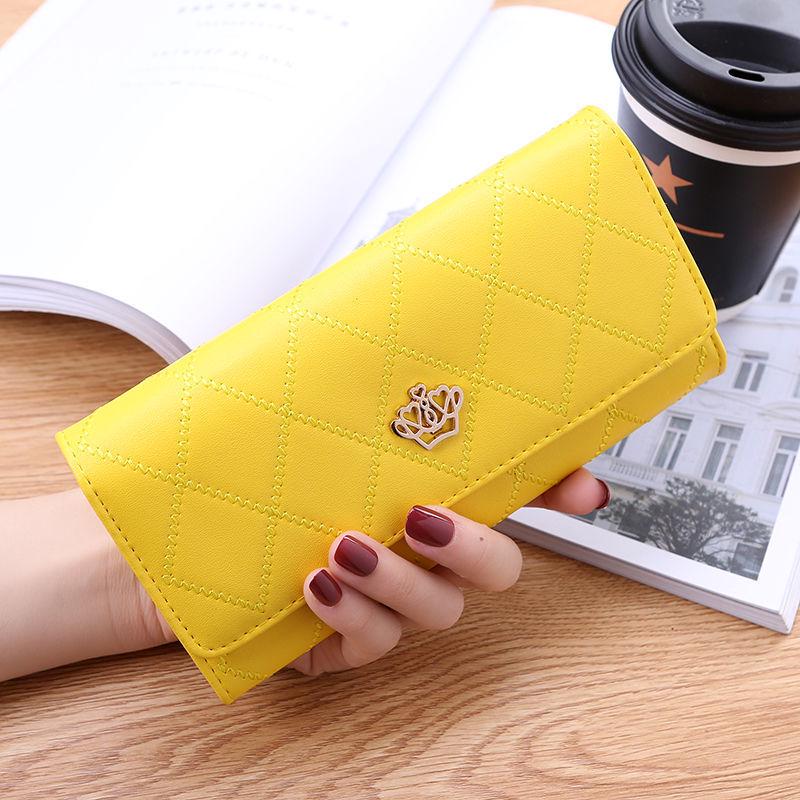 Diamond Pattern PU Leather Women's Wallet - Short Style for Ladies & Students - Aristocratic Design 2024 New