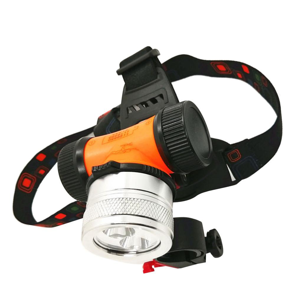Diving Headlamp 2 Kinds Lights Rust Prevention Aluminum Alloy Removable Headband Underwater Head