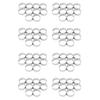 80 Pack 5cm Stainless Steel Tart Ring, Heat-Resistant Perforated Cake Mousse Ring, Round Ring Baking Doughnut Tools