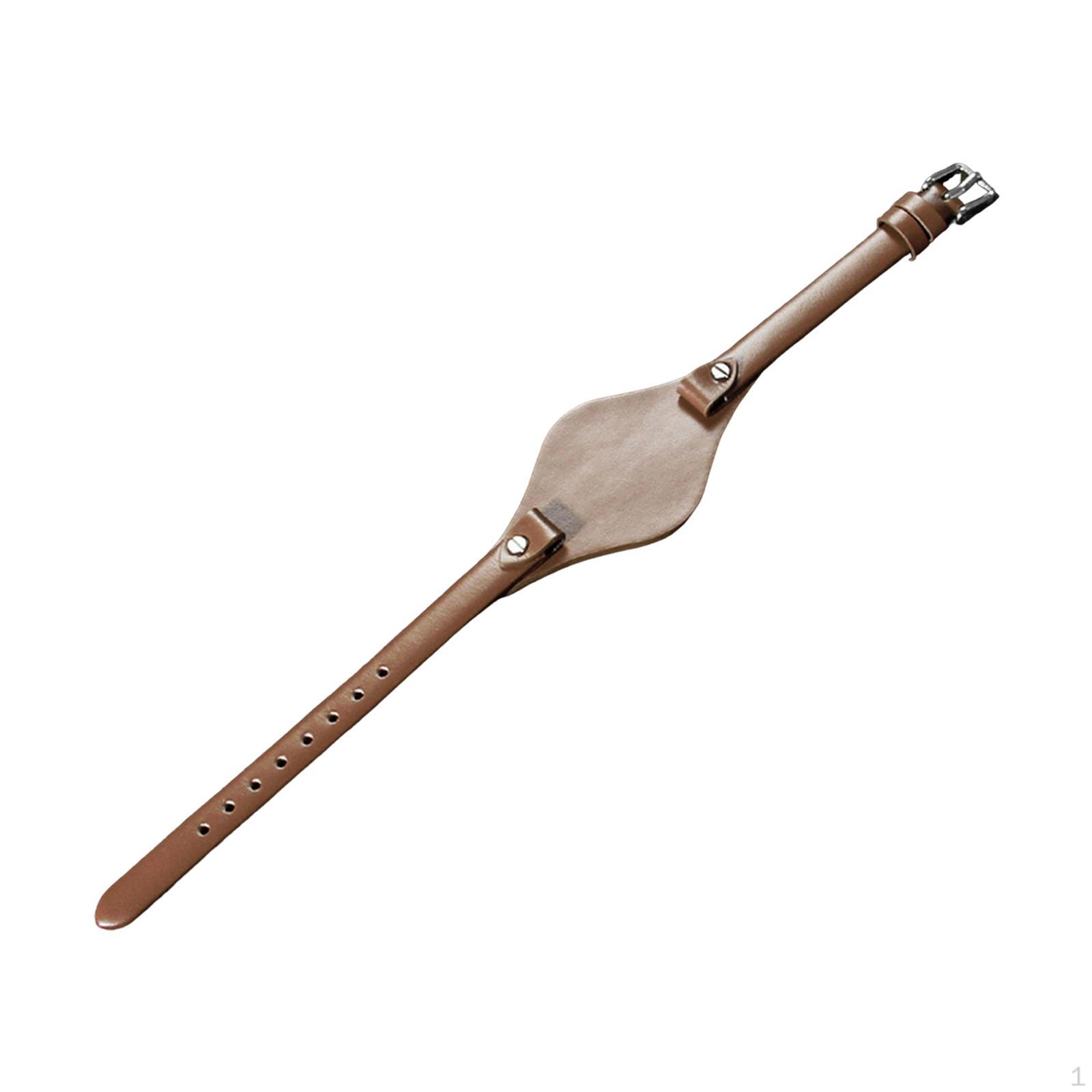 

Кожаный ремешок для часов, аксессуары для девочек, маленький, регулируемый, с пряжкой-шпилькой темные хаки