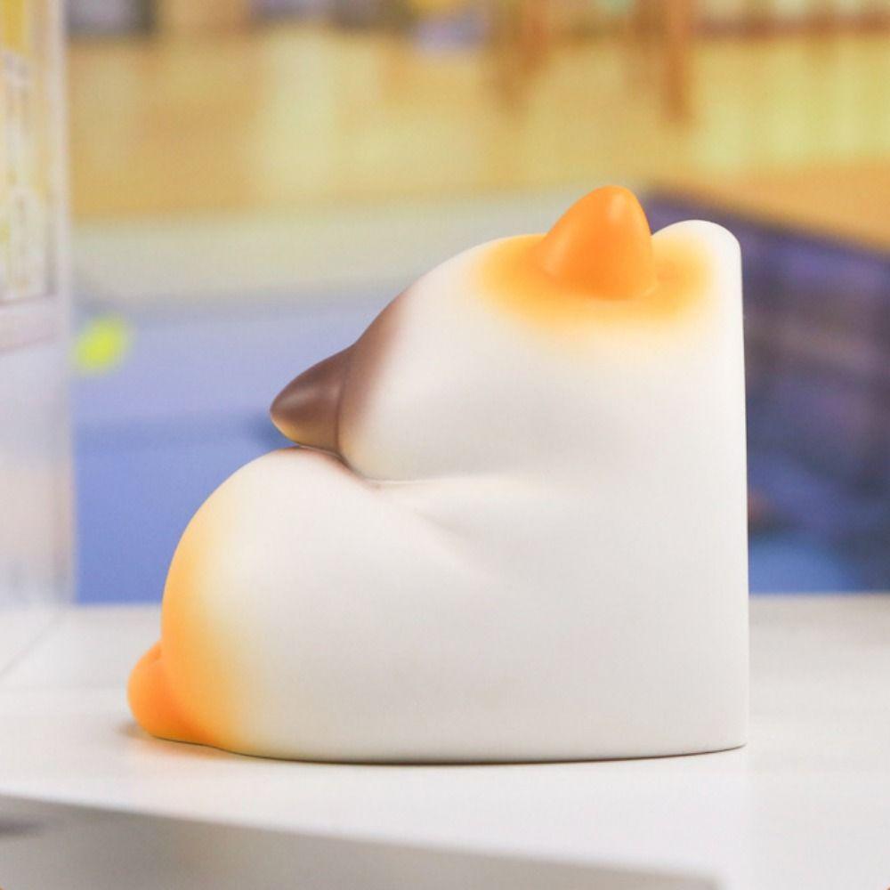 Resin Hug Cat Bookshelf Portable Cat Decorative Bookends Unique Kawaii Book Holder  Hold Books