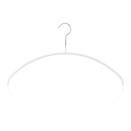 MAWA German Non-Slip Hangers, Economical, 40 Pieces, Set of 10, White, 10-Year Warranty