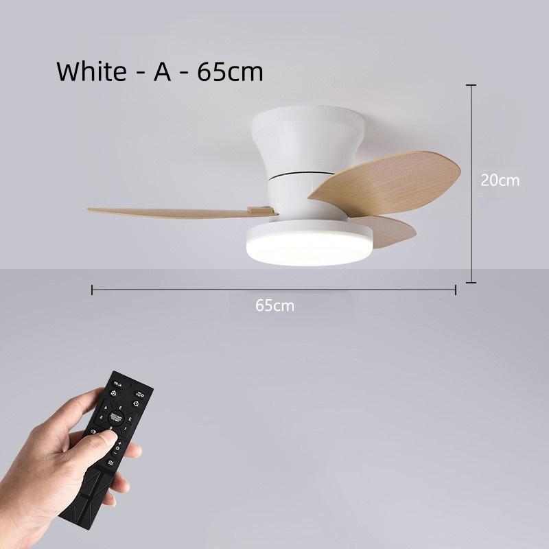 25 Inches/36 Inches Household LED Ceiling Fan Light 6 Levels Adjustable Frequency Conversion Electric Fan Lamp