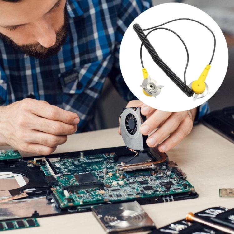 Electrostatic Discharge Control Grounding Wire Industrial Grounding Cord Accessories For Circuit Board Protections