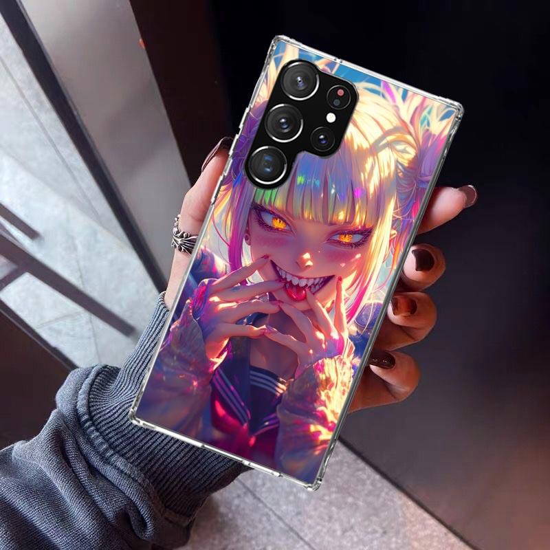 

Himiko Toga My Hero Fashion Phone Case For Samsung Galaxy S23 S24 S25 Edge S26 Ultra S22 + S21 Plus S20 FE Cover Silicone Print Samsung S21