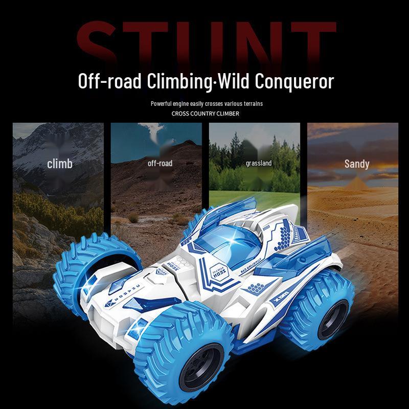 Twist and Tumble Double-Sided 4WD Off-Road Stunt Car Toy