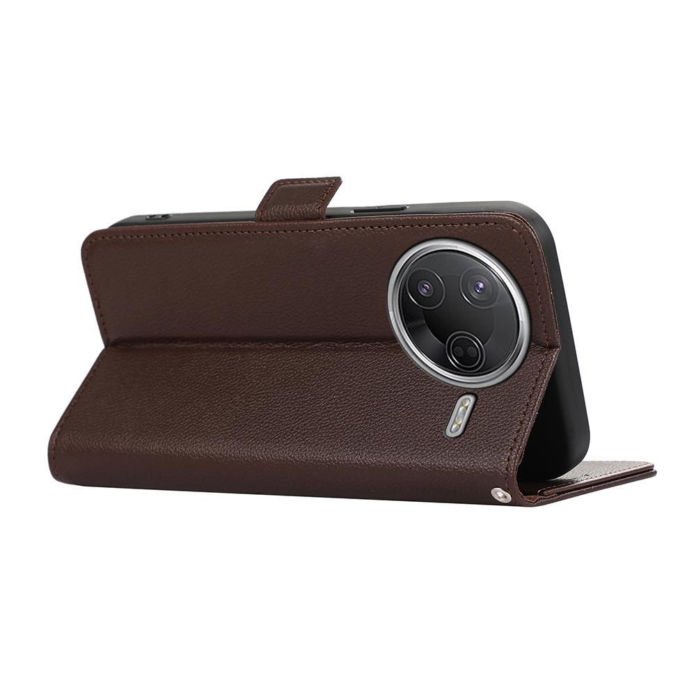 ABEEL Leather Case For Xiaomi Poco F7 Pro 5G/F7 Ultra 5G/Redmi K80 Pro 5G/K80 5G Litchi Texture RFID Blocking Phone Cover