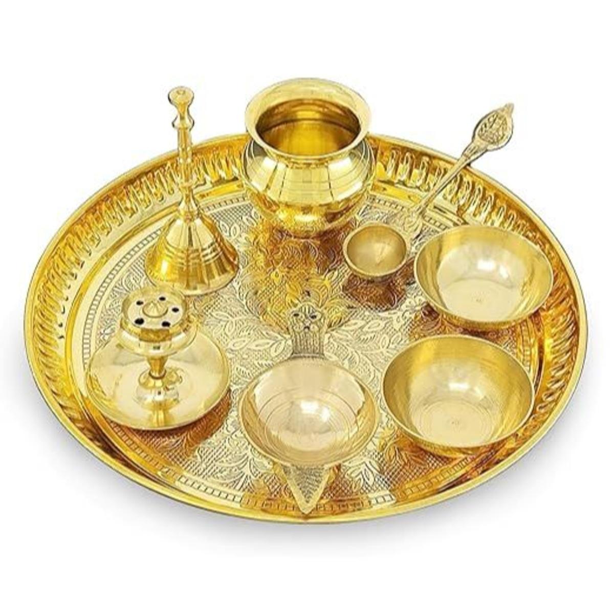 Misiņa Puja Thali komplekts 20,32