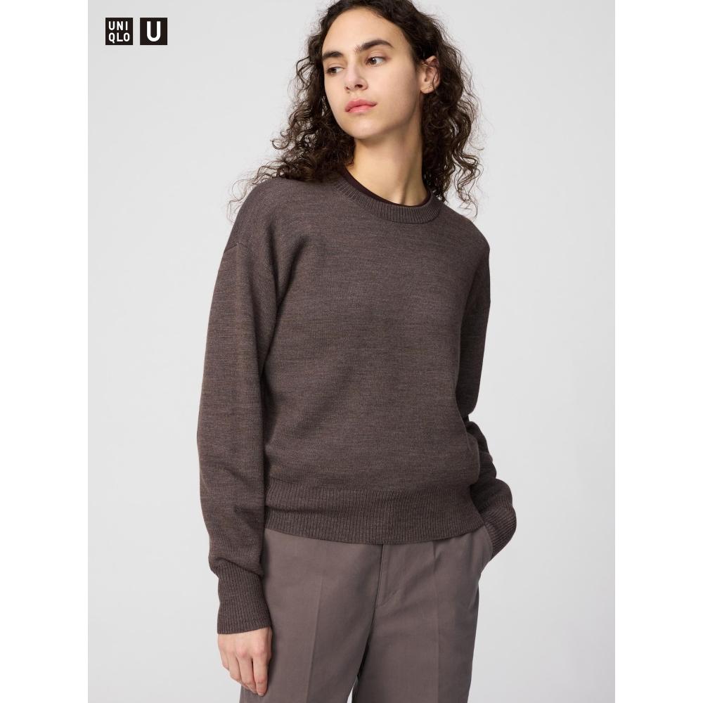 Uniqlo Double Face Crew Neck Sweater