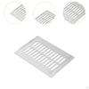 Door Vent Aluminum Alloy Efficient Interior Ventilation Grill for Cabinet Bathroom Kitchen