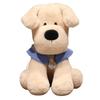 Labrador Puppy Plush Doll - Cute Sitting Pose Pillow for Girls