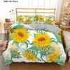 3D Printed Bedding Set Flowers Bedclothes Duvet Cover With Pillowcase Plant Bedding Set Soft Quilt Cover For Home Textiles