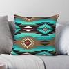 Native American Tribal Square Pillowcase Polyester Linen Velvet Pattern Decorative Pillow Home Cushion Cover Wholesale 45x45