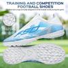 TF Football Shoes with PU Fabric Upper, Rubber Sole, Wear-resistant and Anti Slip Training Football Boots