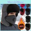 Comfortable Men's Aviator Trapper Trooper Ski Hats With Removable Face Mask For Winter Warmth