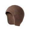 Imitation Rabbit Cashmere Winter Beanie Hats Knit Skull Ski Cap Stripe With Ear Protection Earflaps Men Camping Hiking Skiing