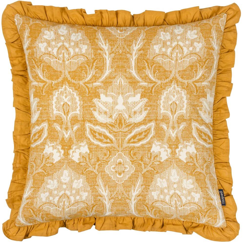 Paoletti Kirkton Pleated Floral Cushion Cover