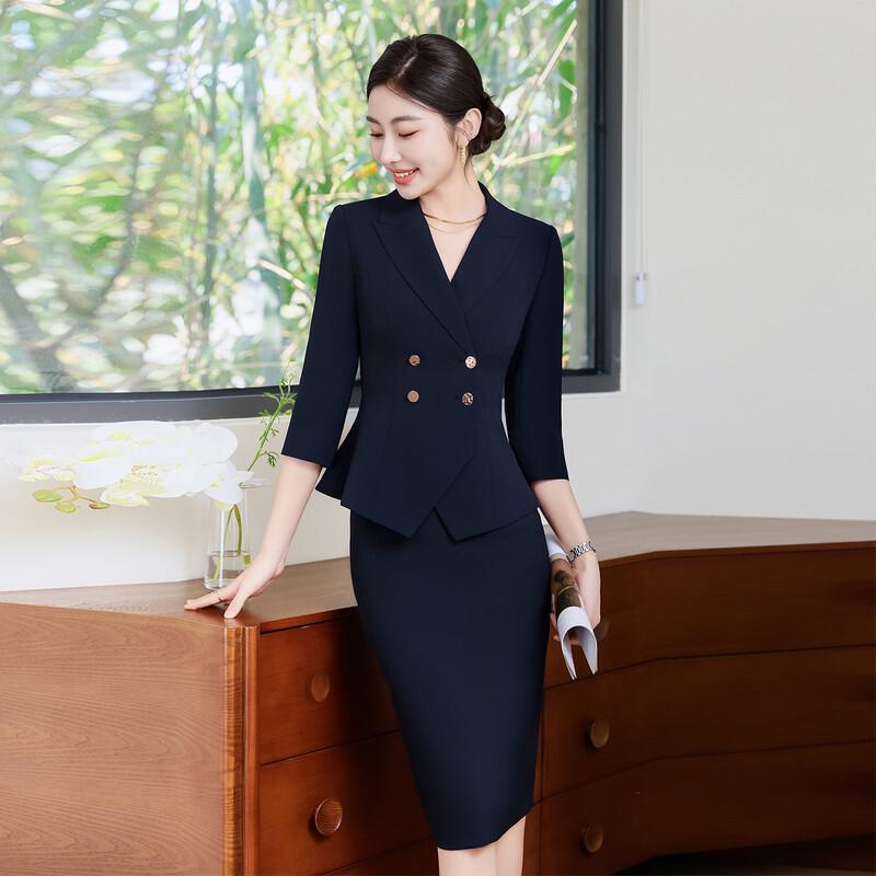 Women's 3/4 Sleeve Business Suit Set