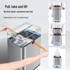 Automatic Large Smart Sensor Trash Can with Lid for Kitchen, Bathroom, Office, and Living Room