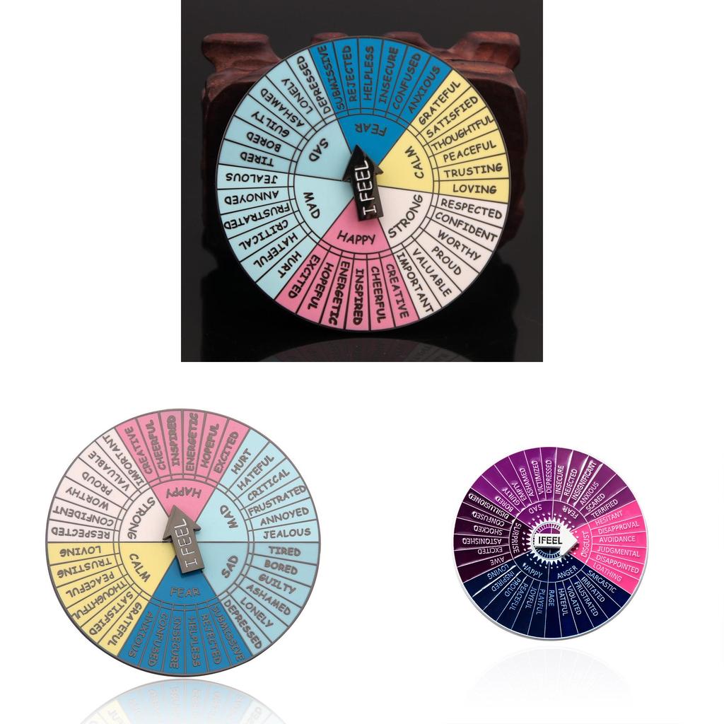 I Feel Emotional Rotation Badge With Alloy Material For Men And Women