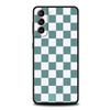 Custodia per telefono a quadri a scacchi per Samsung Galaxy S24 S23 Ultra S22 S21 S20 FE 5G S10 S10E S9 Plus S8 Cover morbida in silicone