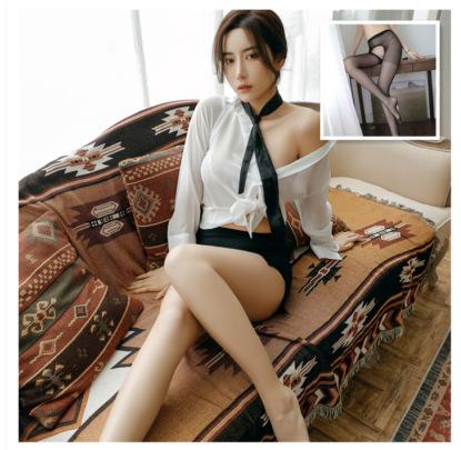 Sex Underwear Sexy Cute Passion Women Tight Hip Sex Clothes Uniform Transparent Temptation Clothing Set