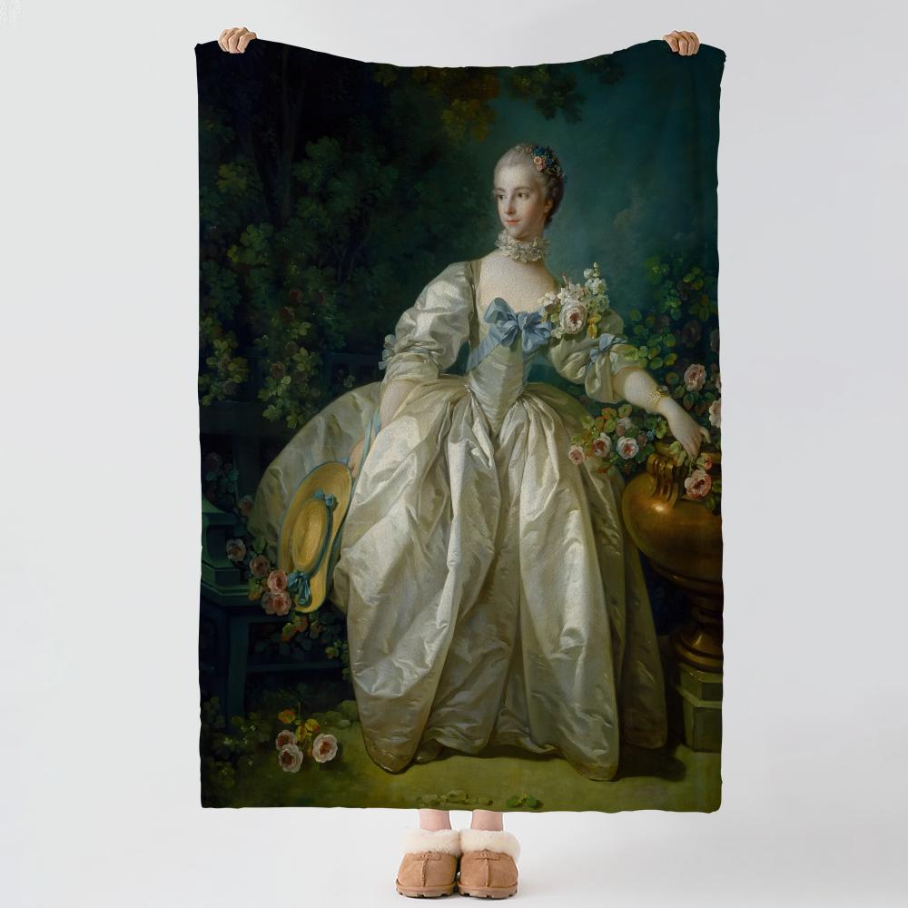 Artist FFrancois Boucher Throw Soft Warm Flannel Blanket Multiuse Throw for Bed Sofa Office Air Conditioning Nap Blanket